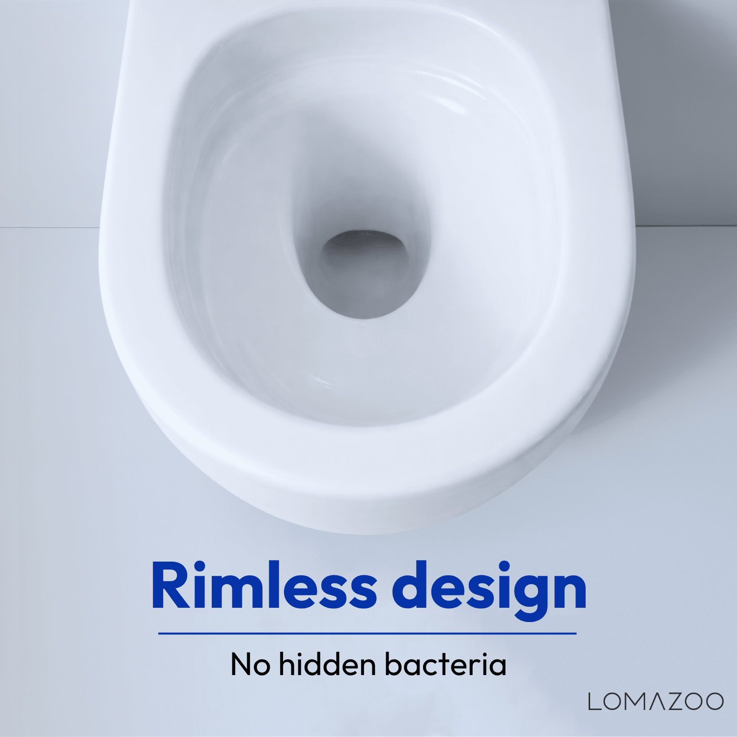 Hangtoilet met Inbouwreservoir - Rond Wit - Drukplaat Rond Wit - Linea - lomazoo.com
