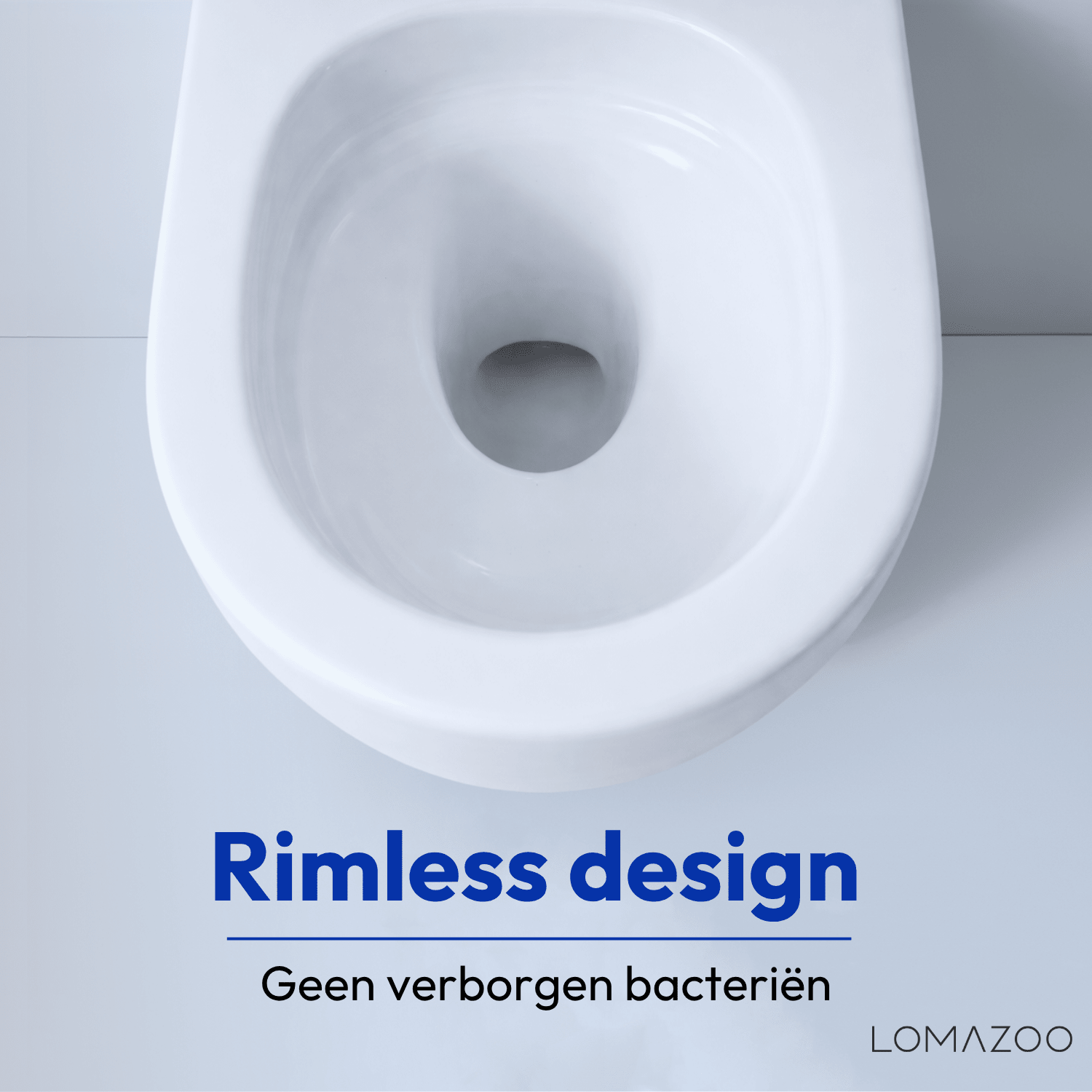 Hangtoilet met Inbouwreservoir - Rond Wit - Drukplaat Rond Gunmetal - Linea - lomazoo.com