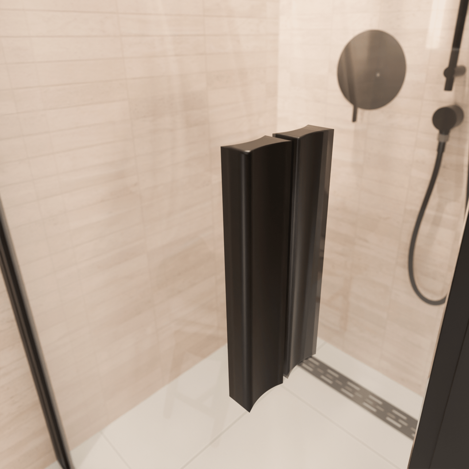 Douchecabine Bogota 90 x 90 x 200 cm - Zwart - Nano Coating - lomazoo.com