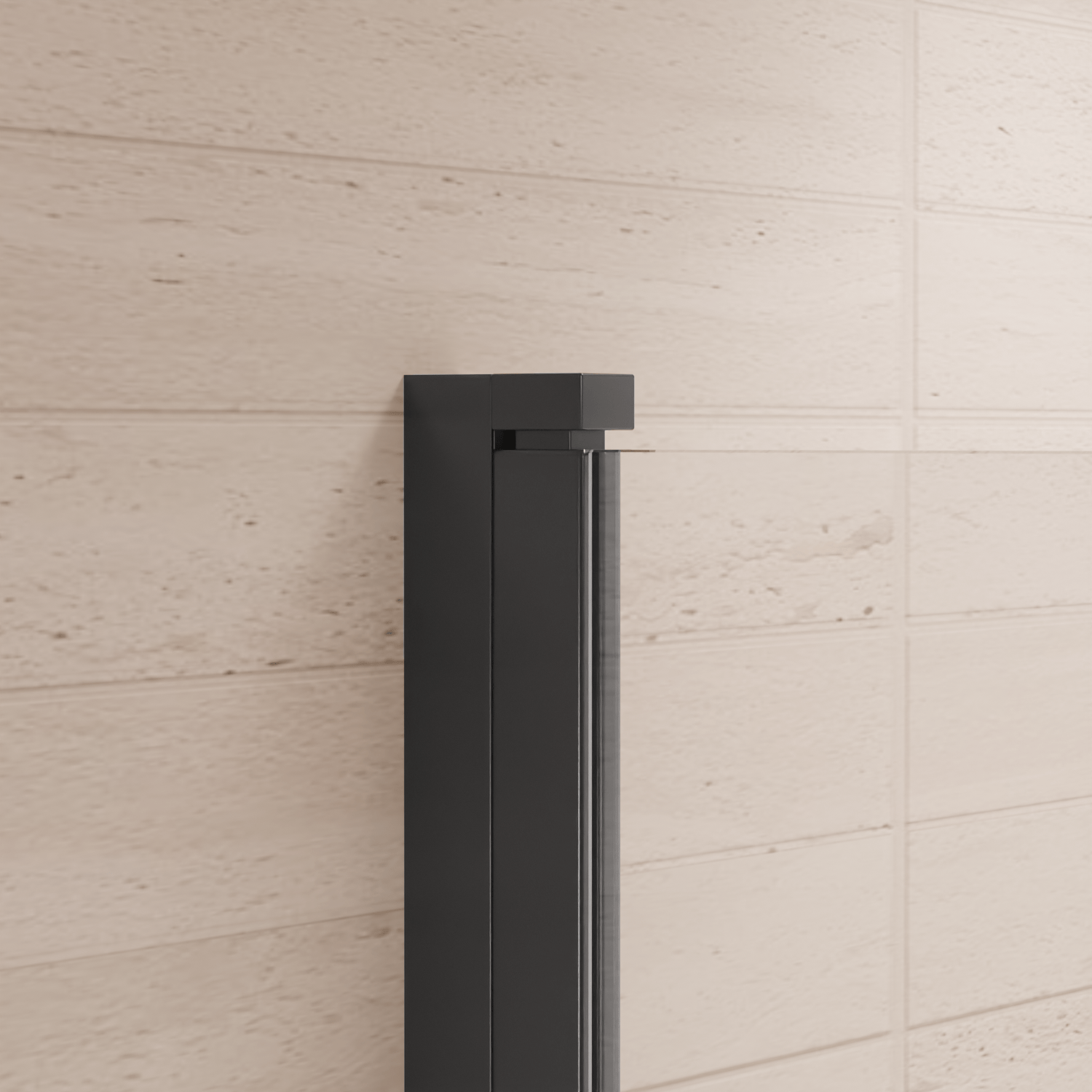 Douchedeur Rio 90 x 200 cm - Zwart - Nano Coating - Draaideur - lomazoo.com