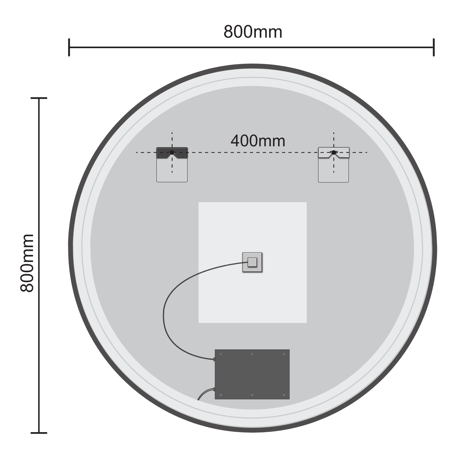 FLORENCE - 80 cm (Zwart) - lomazoo.com