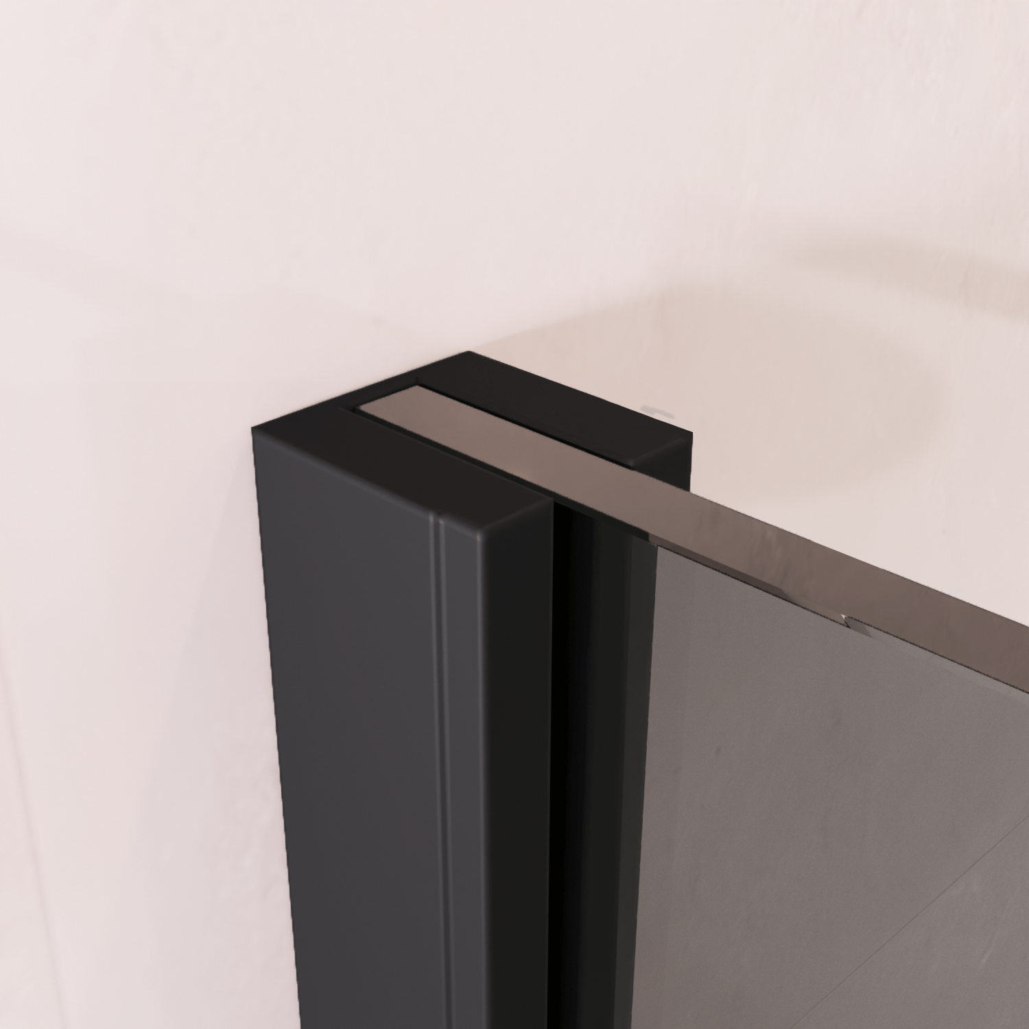 Inloopdouche Lima 80 x 200 cm - Zwart - Gerookt Glas Nano Coating - lomazoo.com