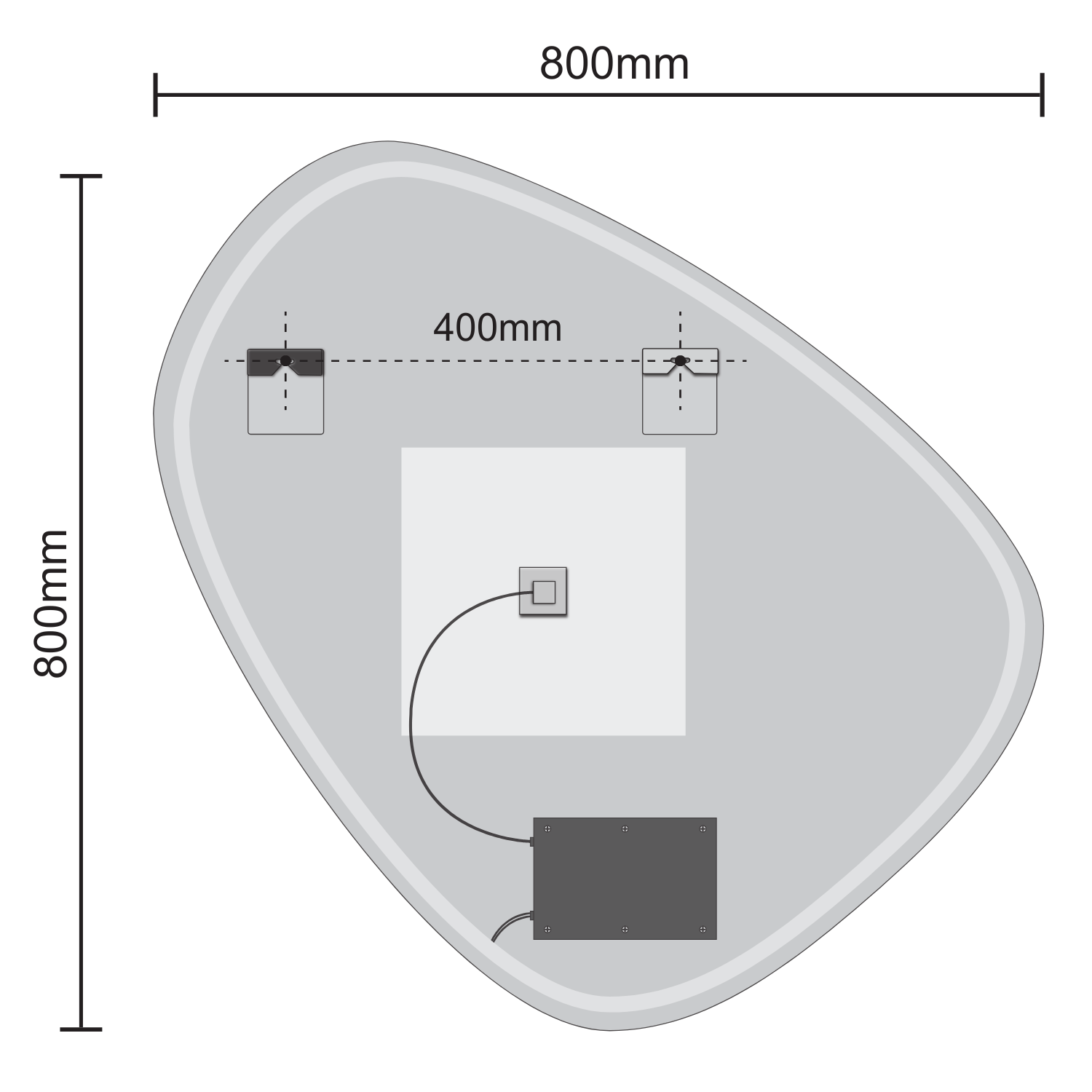 ZÜRICH - 80 x 80 cm - lomazoo.com