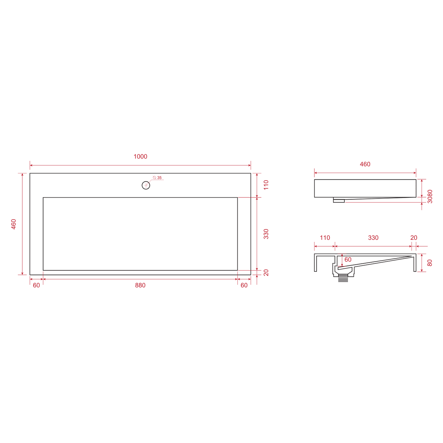 AZURO Licht Eiken - Wastafel Wit - Met Kolomkast - 100cm - lomazoo.com