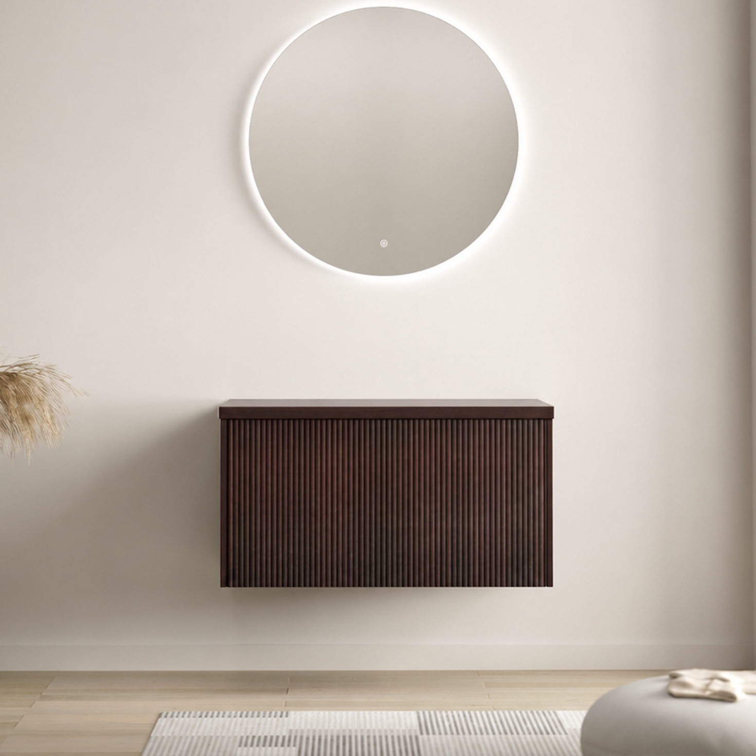 Meuble bas Blanc Brillant 80 cm