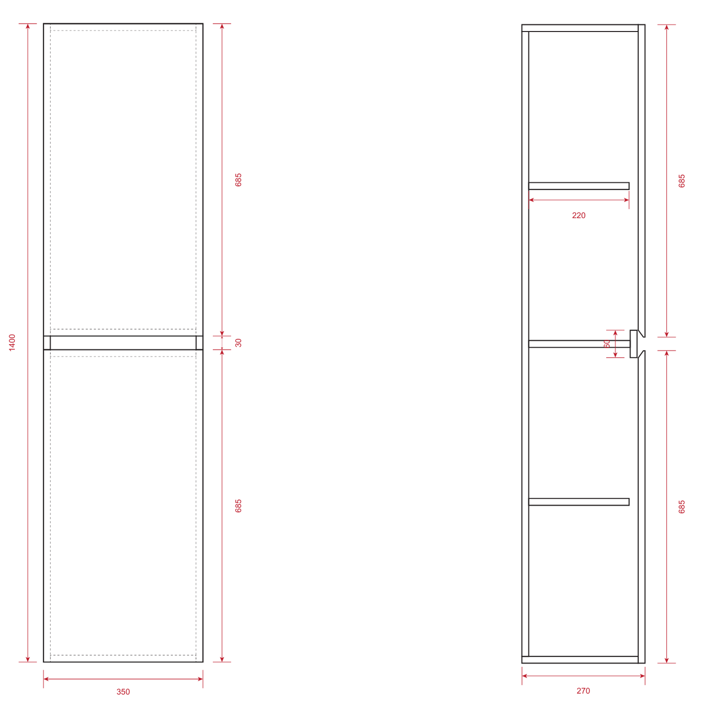 Badmeubelset TROPANI 100 cm - Walnoot - Ribbel front - Waskom Wit - lomazoo.com