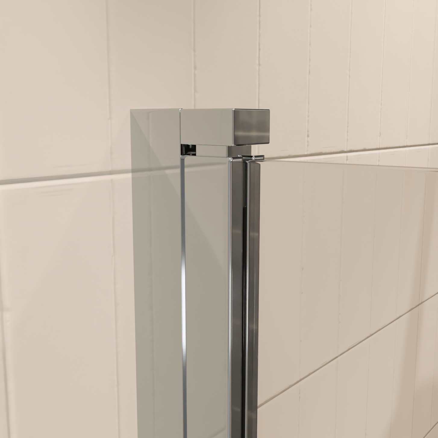 Badwand Palmas 100 x 140 cm - Chroom - Nano Coating - lomazoo.com