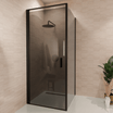 Douchecabine Bogota 90 x 90 x 200 cm - Zwart - Rookglas Nano Coating - lomazoo.com