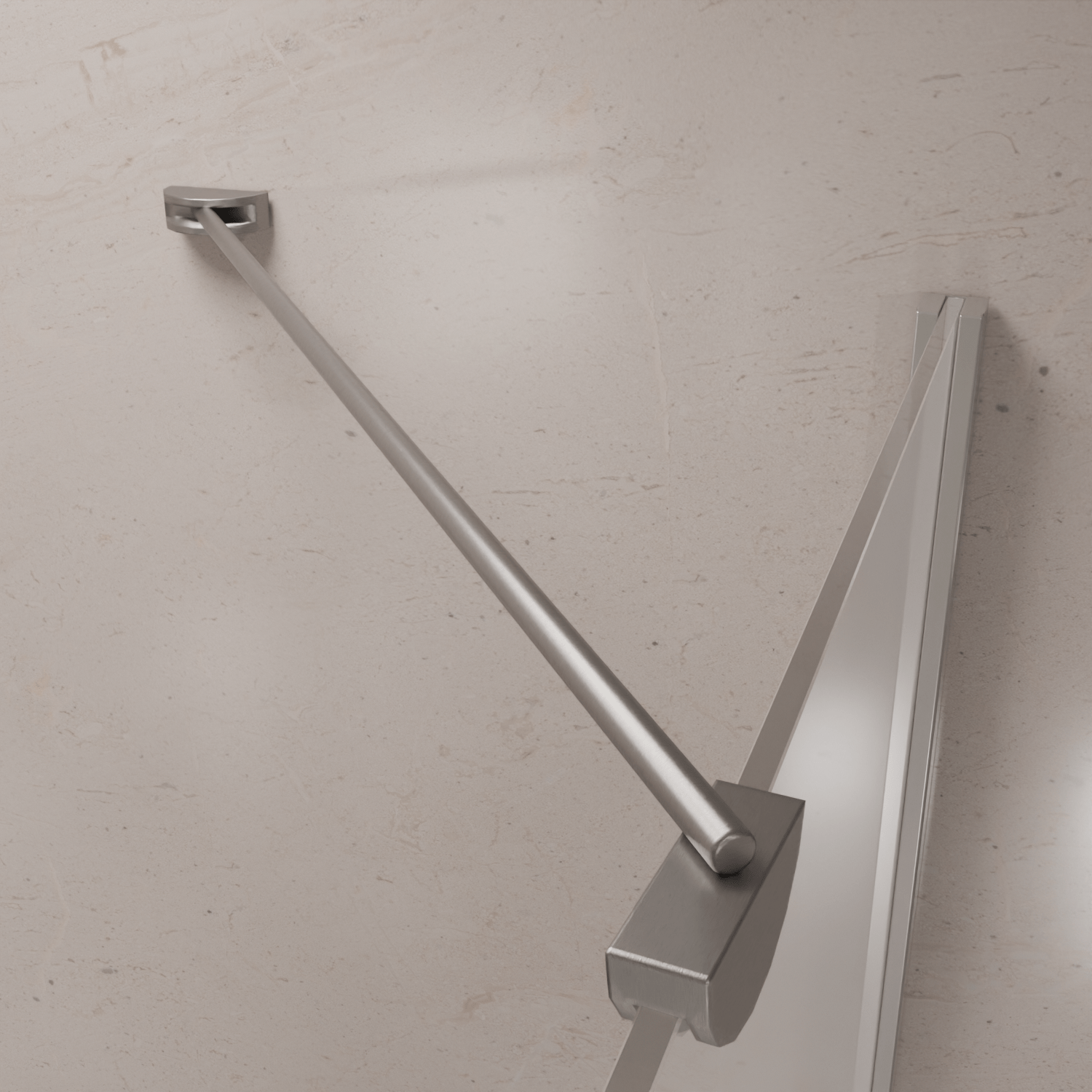 Douchecabine Medellin 90 x 90 x 200 cm - Chroom - Nano Coating - Draaideur - lomazoo.com