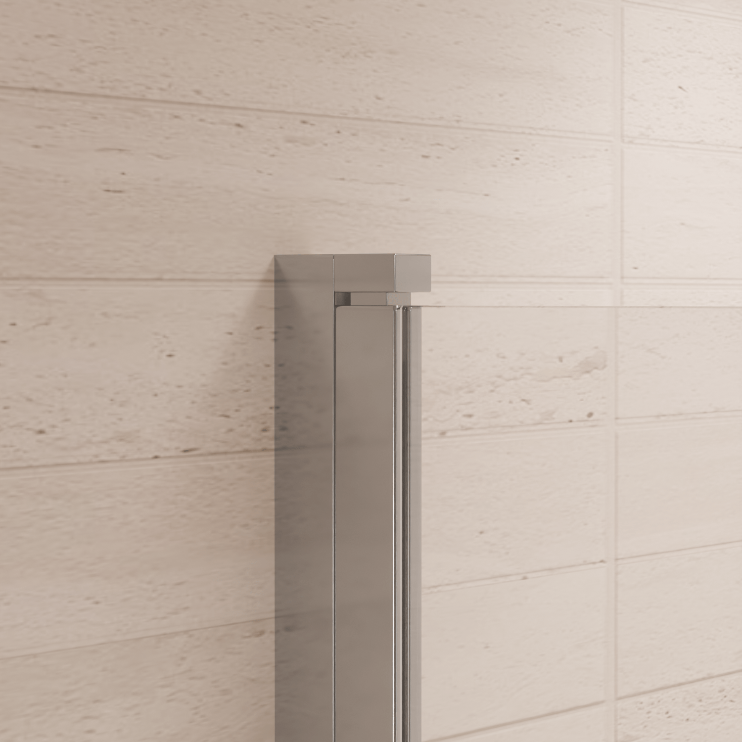 Douchecabine Medellin 90 x 90 x 200 cm - Chroom - Nano Coating - Draaideur - lomazoo.com