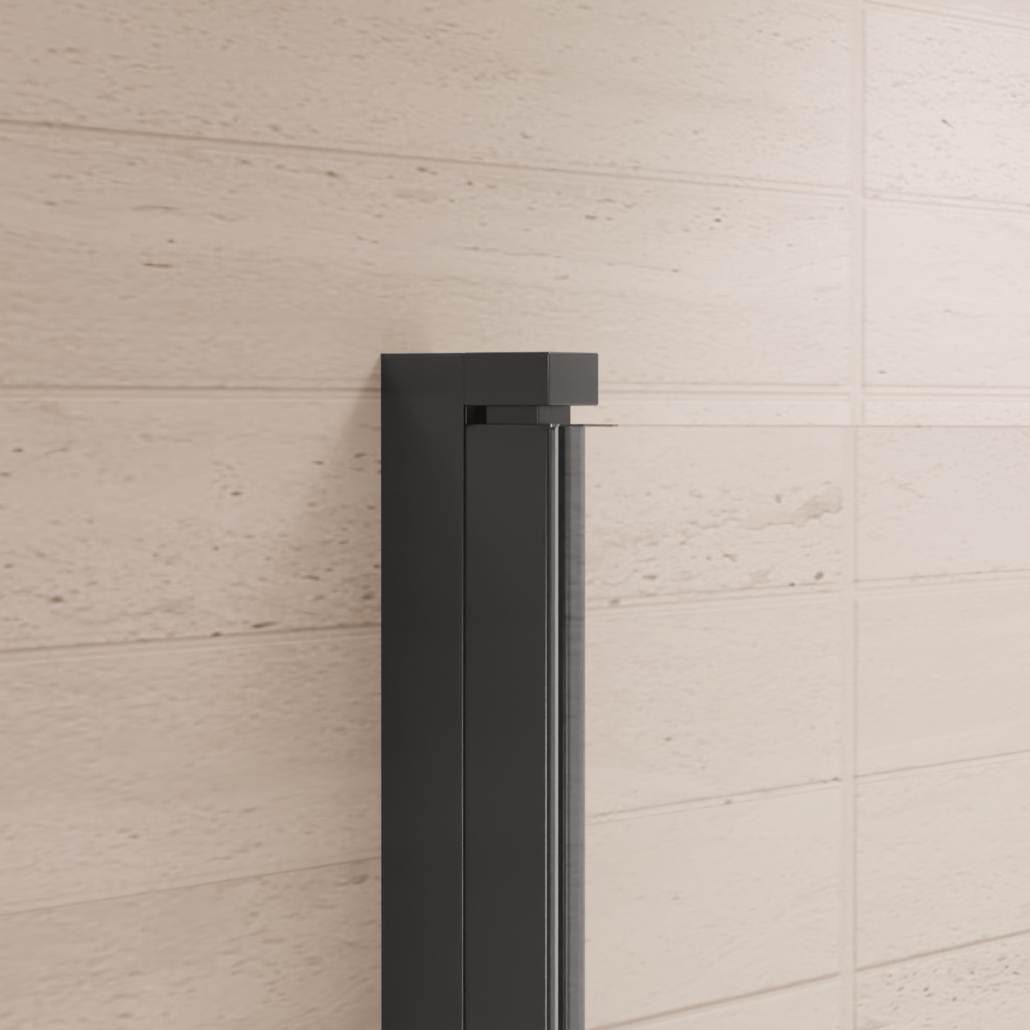 Douchedeur Rio 90 x 200 cm - Zwart - Nano Coating - Draaideur - lomazoo.com
