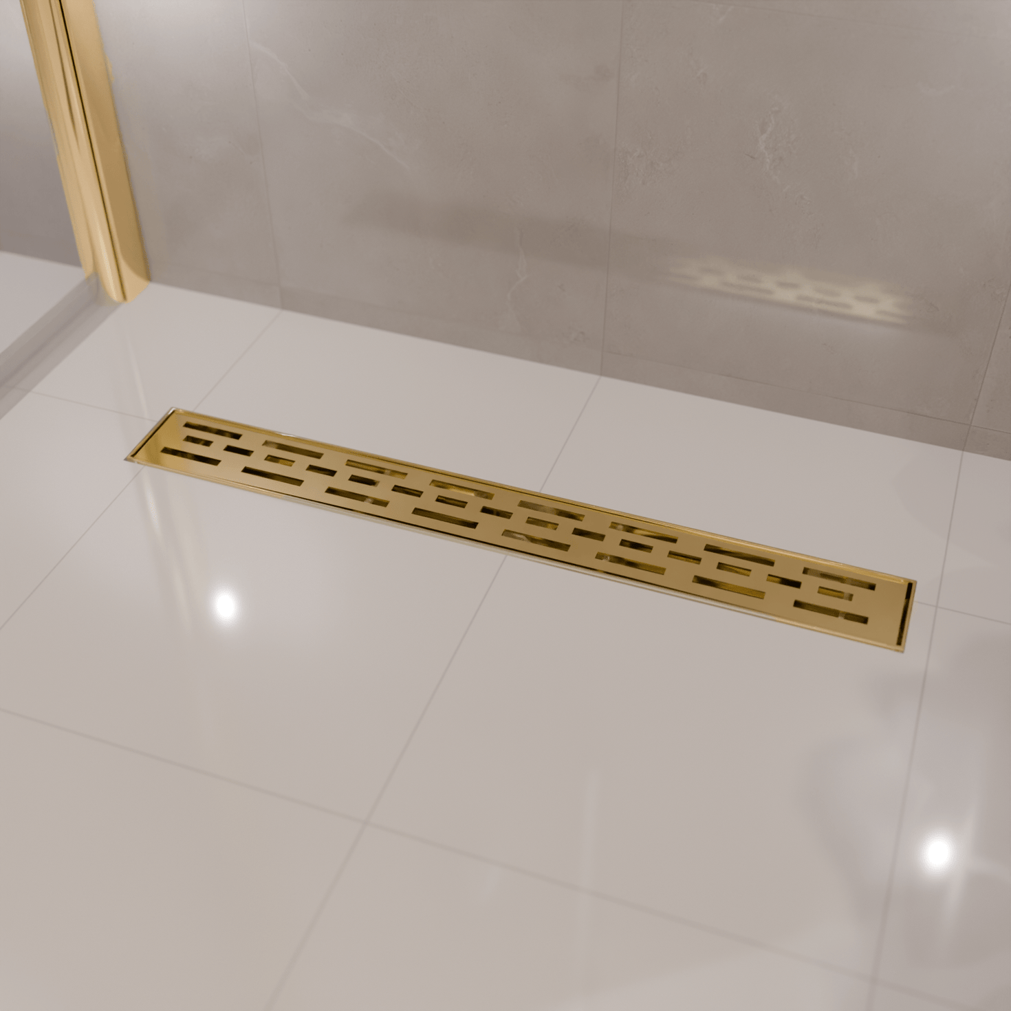 Douchegoot Cayma 80 cm - Goud - lomazoo.com