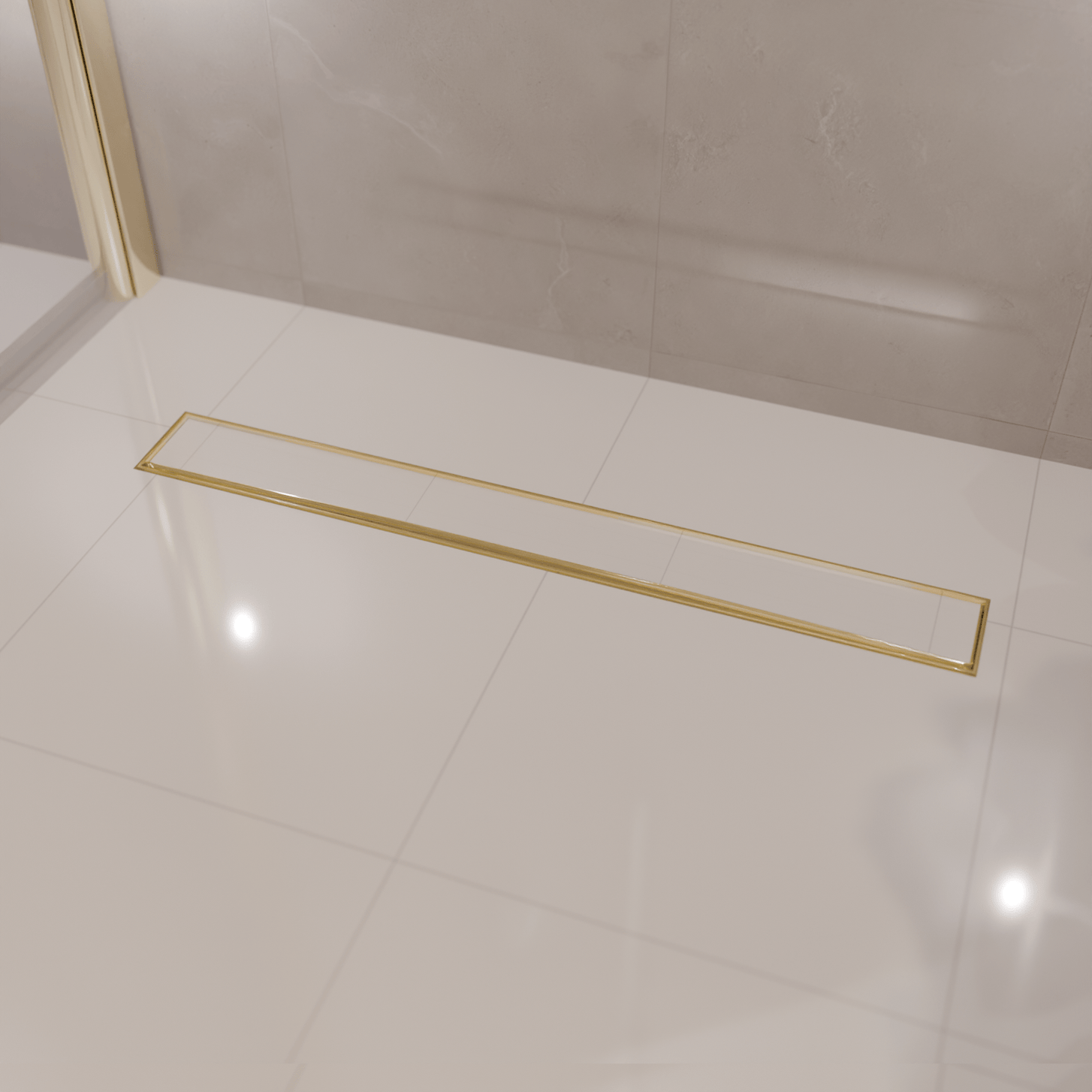 Douchegoot Nilo 60 cm - Goud - lomazoo.com