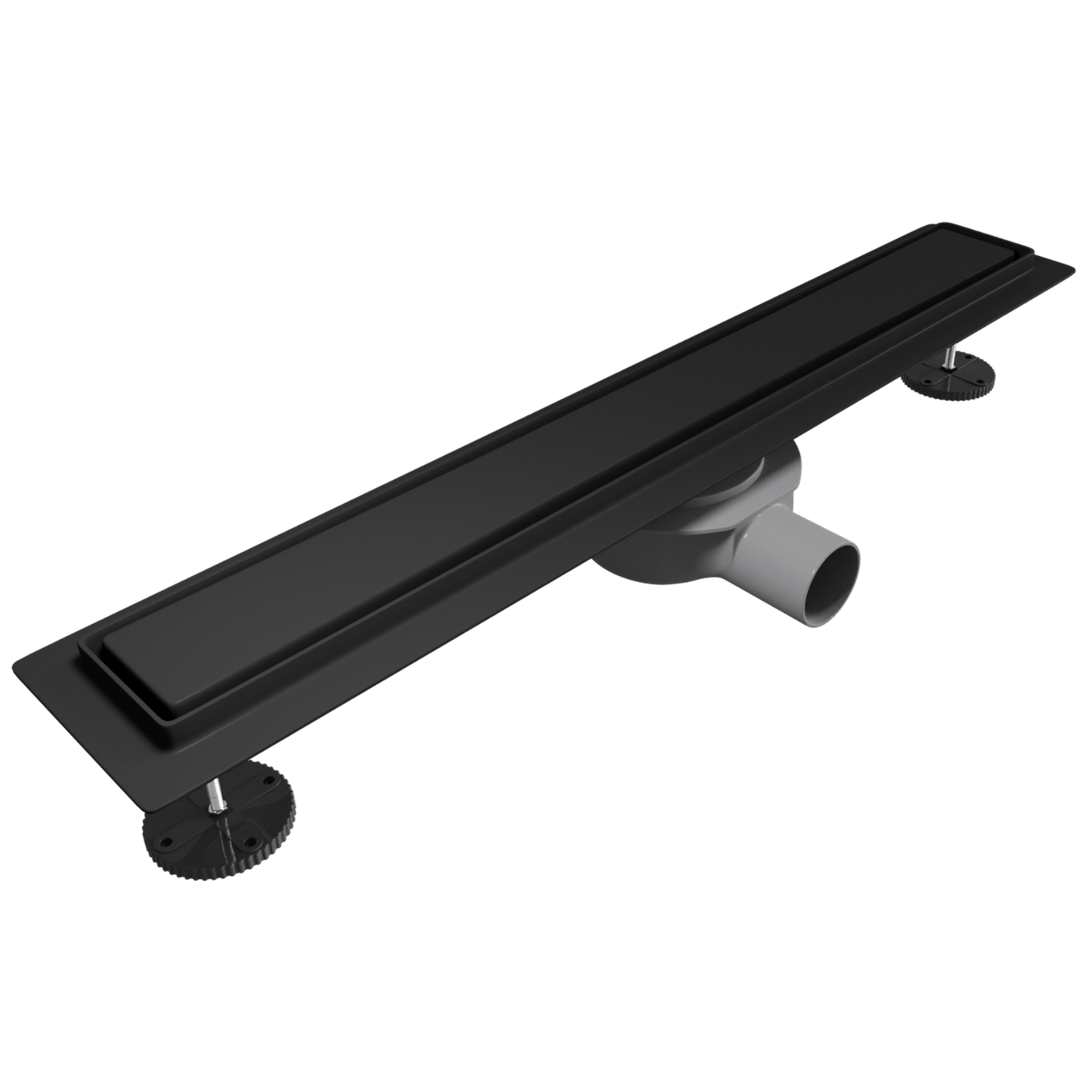 Douchegoot Nilo 80 cm - Matzwart - lomazoo.com