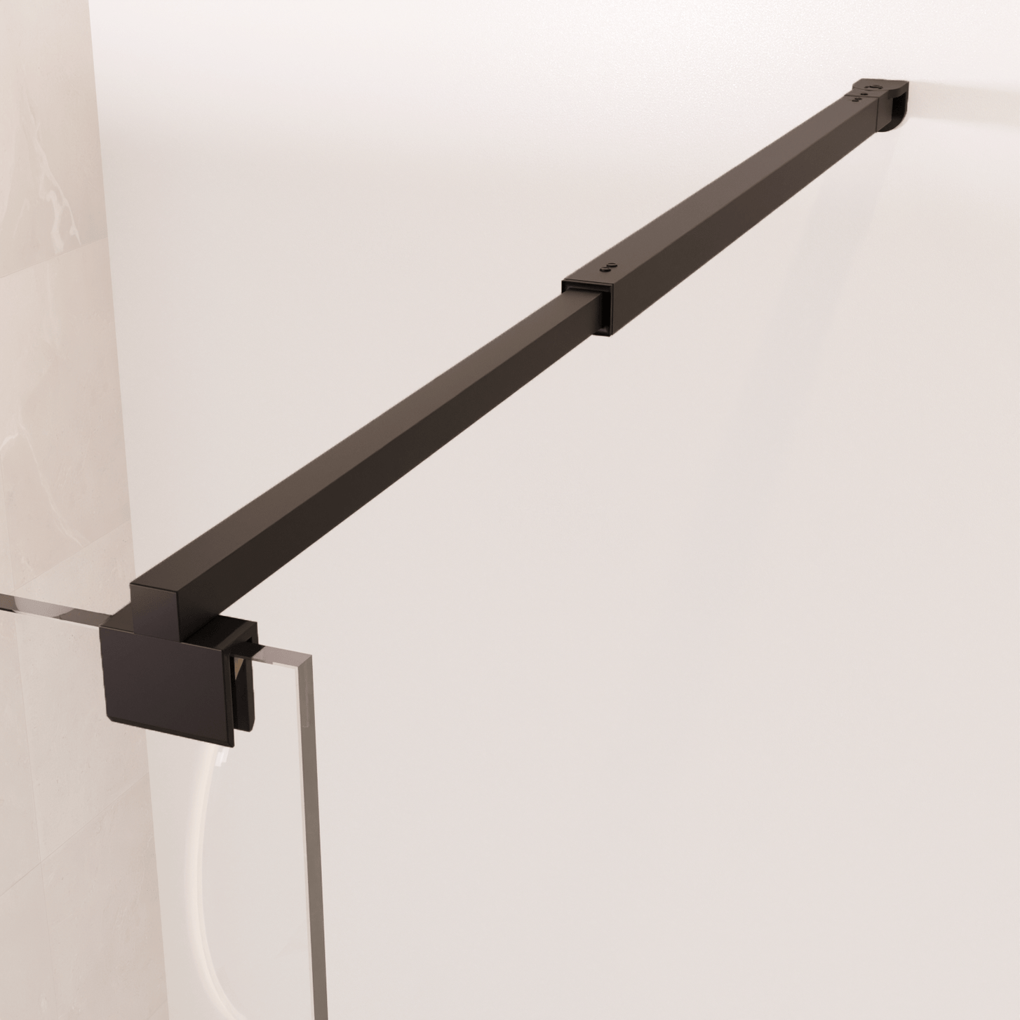 Inloopdouche Lima 90 x 200 cm - Zwart - Nano Coating - lomazoo.com