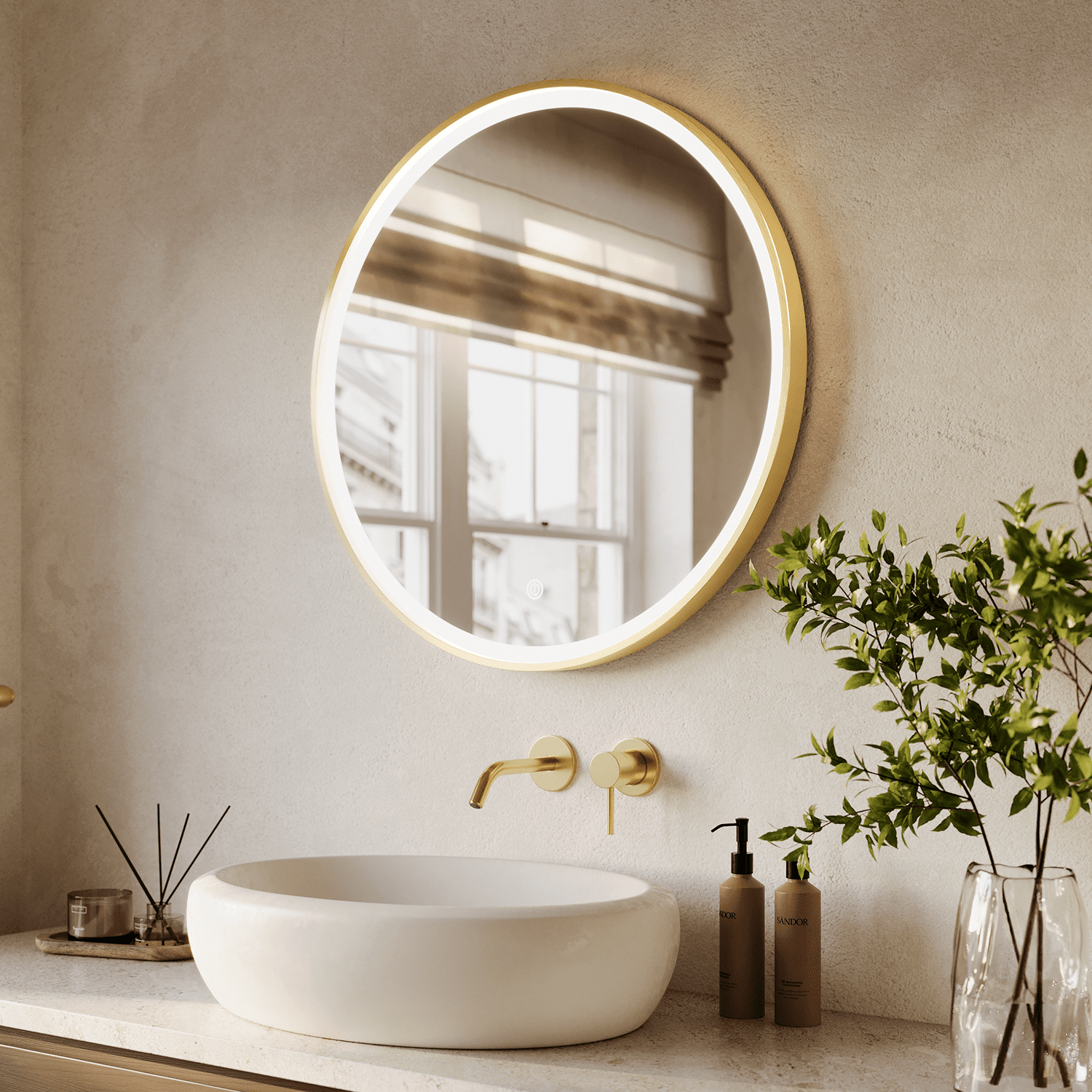 MIAMI - 70 cm (Goud) - lomazoo.com