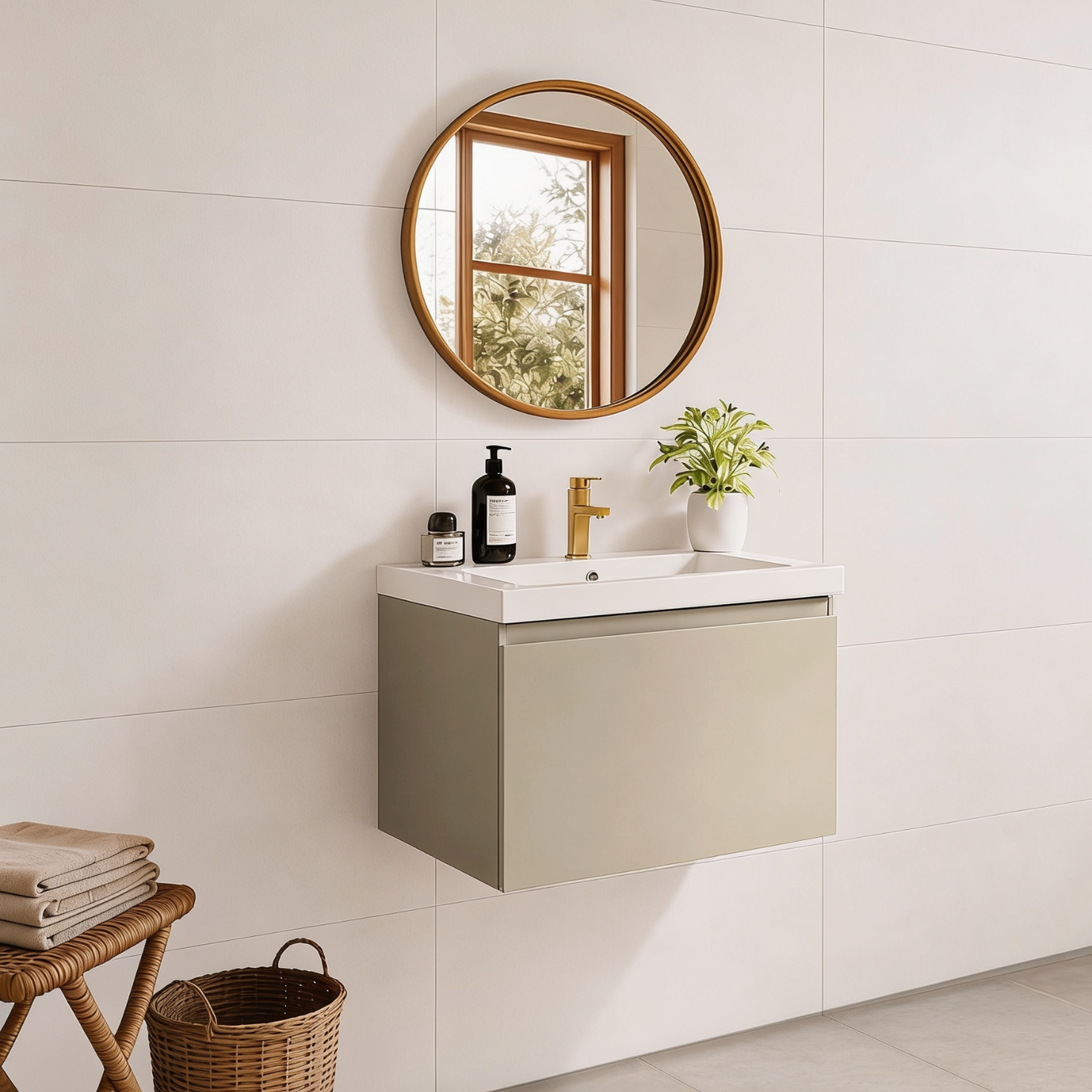 MODENA Greide - Lavabo Blanc - 60cm
