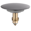 Bouchon d'évacuation pour lavabo Clickwaste 42 mm - Gunmetal