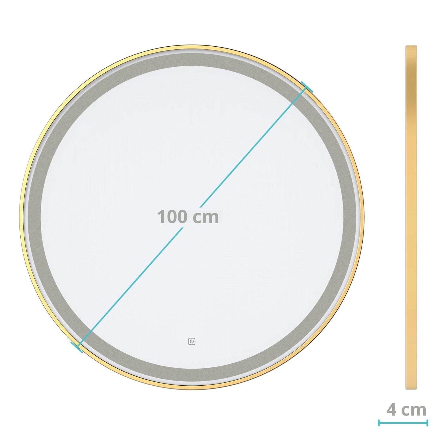 SOHO - 100 cm (Goud) - lomazoo.com