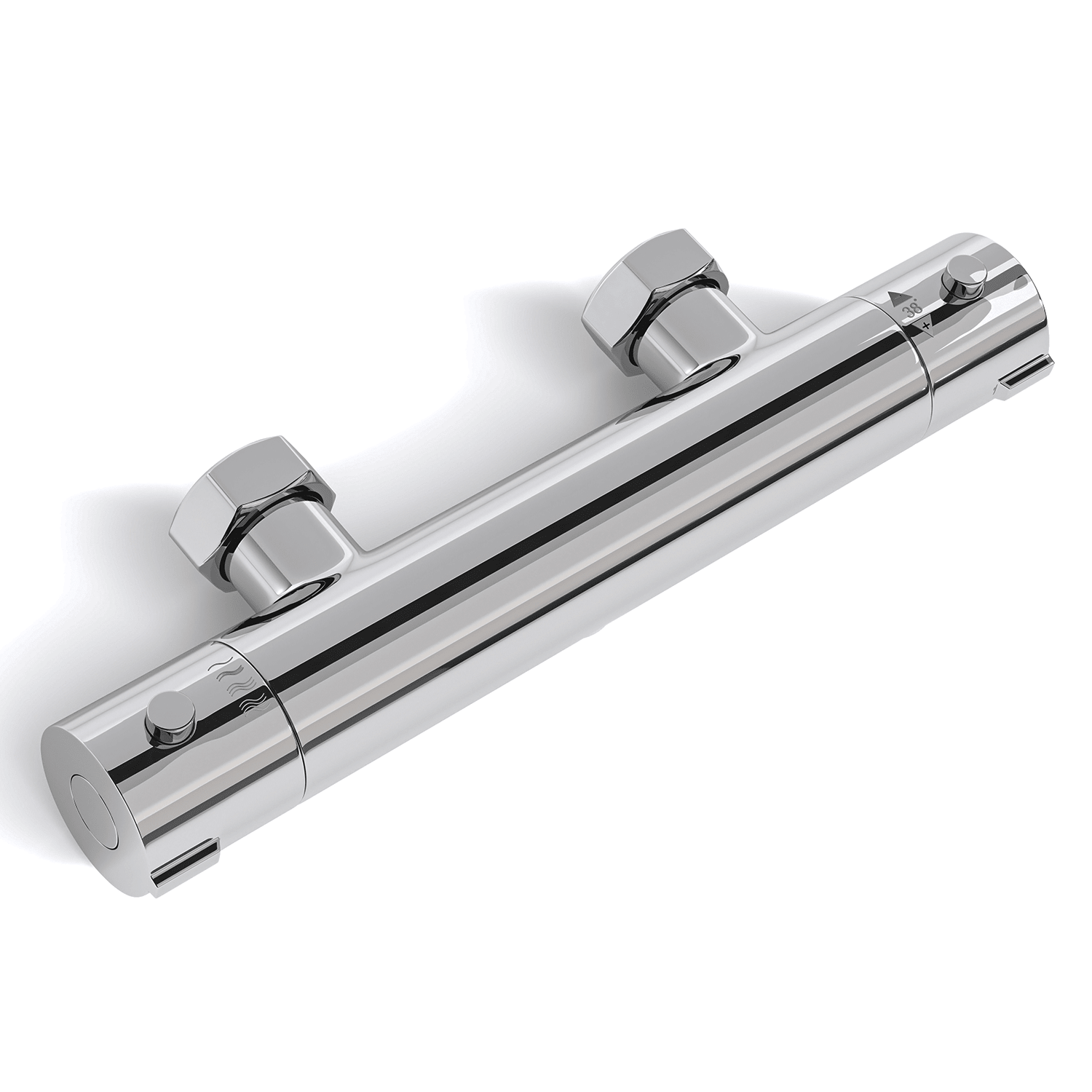 Thermostatische douchekraan Chroom - 12cm - lomazoo.com